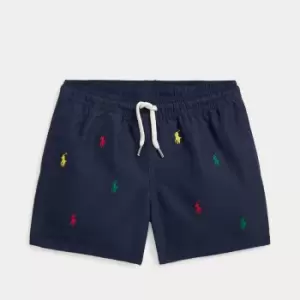 Image of Ralph Lauren Boys Swimming Shorts - Navy Multi - 8 Years