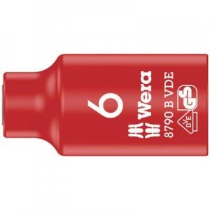Image of Wera 8790 B VDE 05004950001 Hex head VDE bits 6mm 3/8 (10 mm)