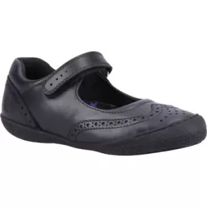 Image of Hush Puppies Girls Rina Non Patent Junior School Shoes UK Size 2 (EU 34)