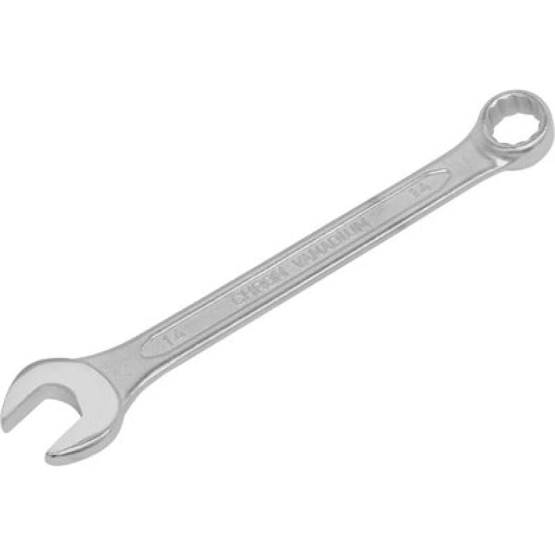 Image of Loops 14mm Combination Spanner - Fully Polished Heads - Chrome Vanadium Steel Metallics