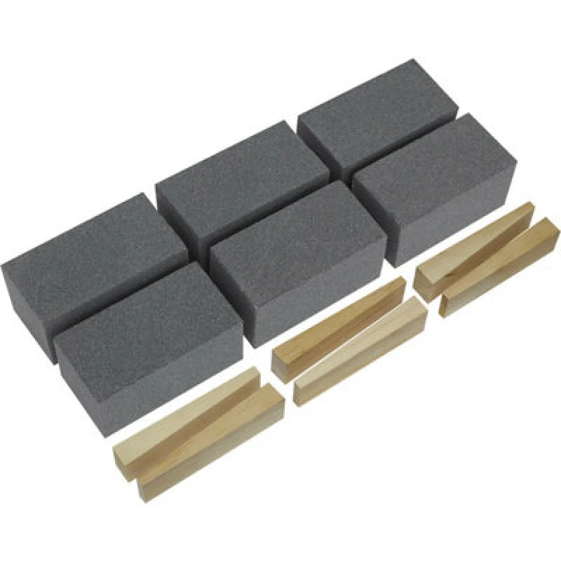 Image of Loops 6 PACK Silicon Carbide Floor Grinding Block - 50 x 50 x 100mm - 60 Grit Multi