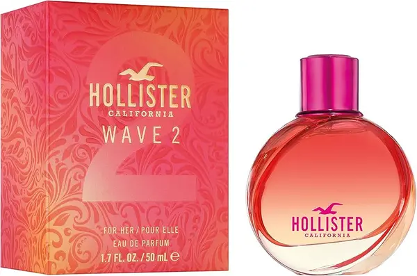 Image of Hollister Wave 2 Eau de Parfum For Her 50ml