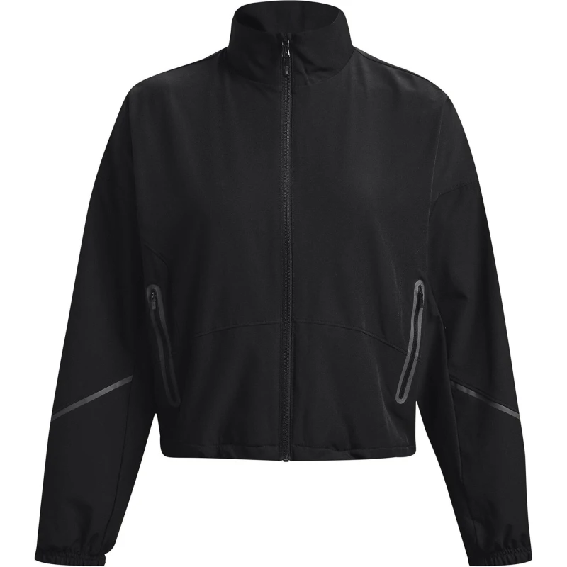 Image of Under Armour Womens Unstoppable Moisture-Managing Performance Training Jacket Black female 14 (L)