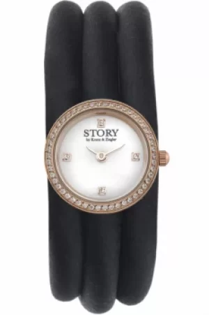 Image of Ladies Story Watch Black Silk Watch 1904532-57