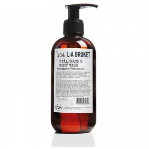 Image of L:A BRUKET Small Bergamot and Patchouli Hand & Body Wash 250ml