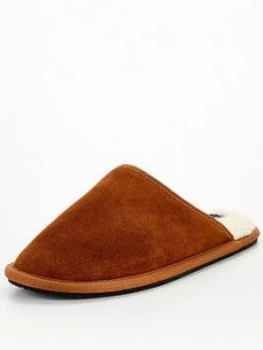Image of Superdry Slipper Mule, Tan, Size S, Men