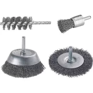 Image of Wolfcraft Wire Brushes Set 2133000