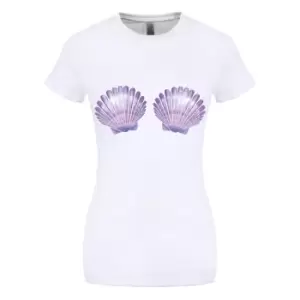 Image of Grindstore Womens/Ladies Hula Girl T-Shirt (XL) (White)