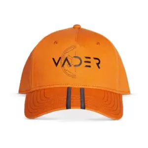 Image of Star Wars Obi-Wan Kenobi Vader Logo Adjustable Cap, Orange/Black (Ba471127Owk)