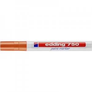 Image of Edding 4-750006 750 Paint marker Paint marker Orange 2 mm, 4mm /pack