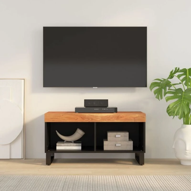 Image of VIDAXL TV Cabinet 85x33x43.5cm Solid Wood Acacia Vidaxl 8720845781309
