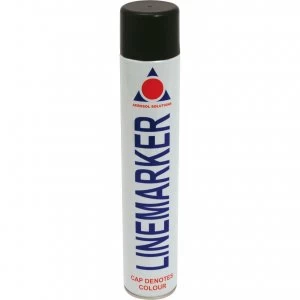 Image of Aerosol Line Marking Spray Paint Black