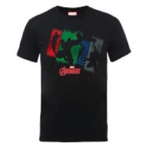Image of Marvel Avengers Team Punch T-Shirt - Black