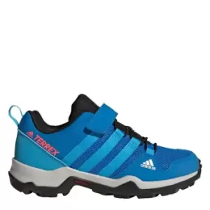 Image of adidas Terrex AX2R CF Hiking Shoes Kids - Blue Rush / Sky Rush / Turbo