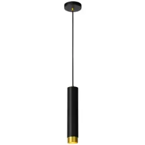 Image of Lucide FLORIS - Pendant Light - Ø5,9cm - 1xGU10 - Black