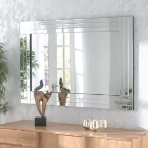 Image of Yearn Mirrors Yearn Triple Bevelled Edge Wall Mirror 120 X 80Cms