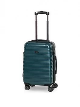 Image of Rock Luggage Chicago Carry-On 8 Wheel Green Suitcase