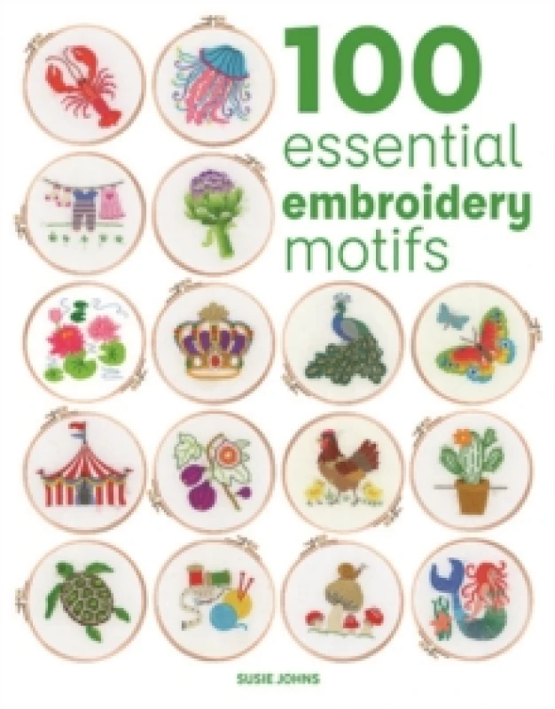 Image of 100 Essential Embroidery Motifs Paperback / softback