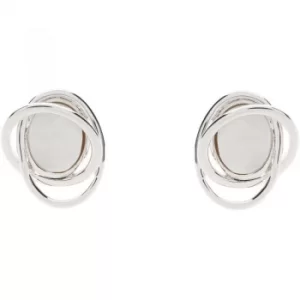 Image of Ladies Karen Millen Base metal Rhythmic Oval Stone Earring