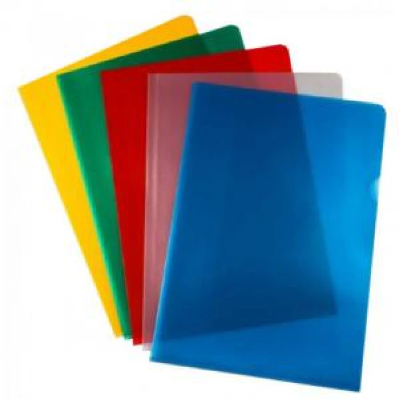 Image of ValueX Cut Flush Folder Polypropylene A4 120 Micron Assorted Colours EXR33447PF