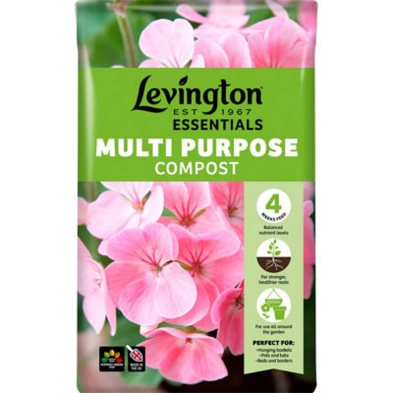 Image of Levington Essentials Peat-Free Multi Purpose Compost 40L