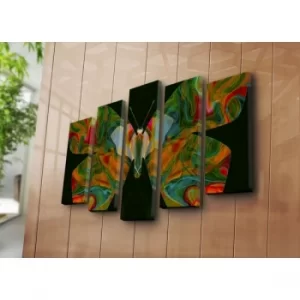 Image of 5PATK-139 Multicolor Decorative Canvas Painting (5 Pieces)
