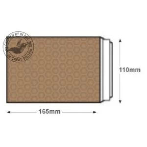 Image of Blake Purely Packaging C6 Peel and Seal Padded Envelopes Gold Pack of 200