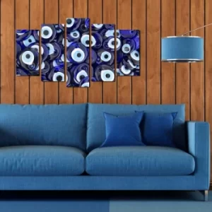 Image of 5ABSMDF-34 Multicolor Decorative MDF Painting (5 Pieces)