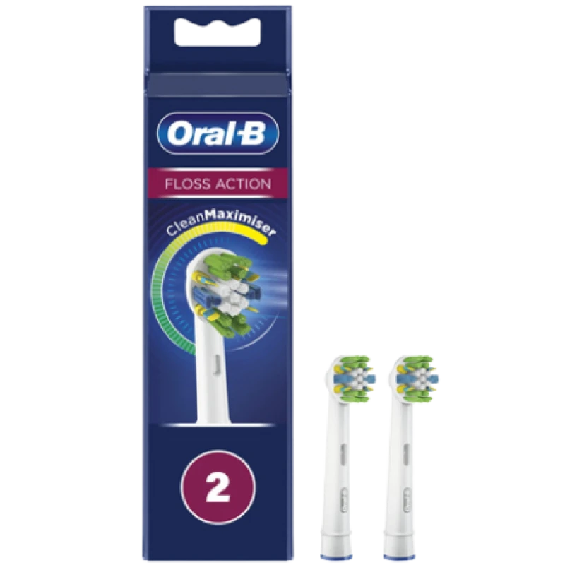 Image of Ora-B Floss Action Toothbrush Heads - 2 pcs 2P-EB252