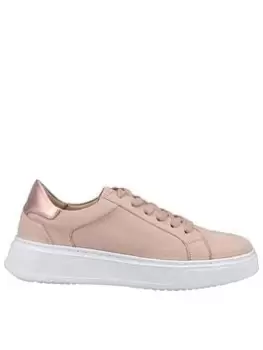 Image of Hush Puppies HUSH PUPPIES CAMILLE LACE CUPSOLE TRAINER - Pink, Size 6, Women