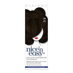 Image of Nice n Easy Colour Enhancer Hair Dye Dark Brown 79 Brunette
