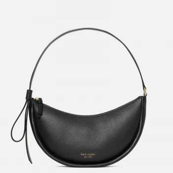 Image of Kate Spade New York Womens Smile Small Shoulder Bag - Black