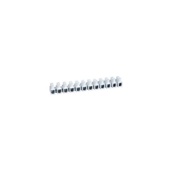 Image of Schneider Electric - 3000440 12-Way Terminal Strips White 30A (pack of 10)