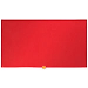Image of Nobo Notice Board Felt Red 41.1 x 72.1 cm
