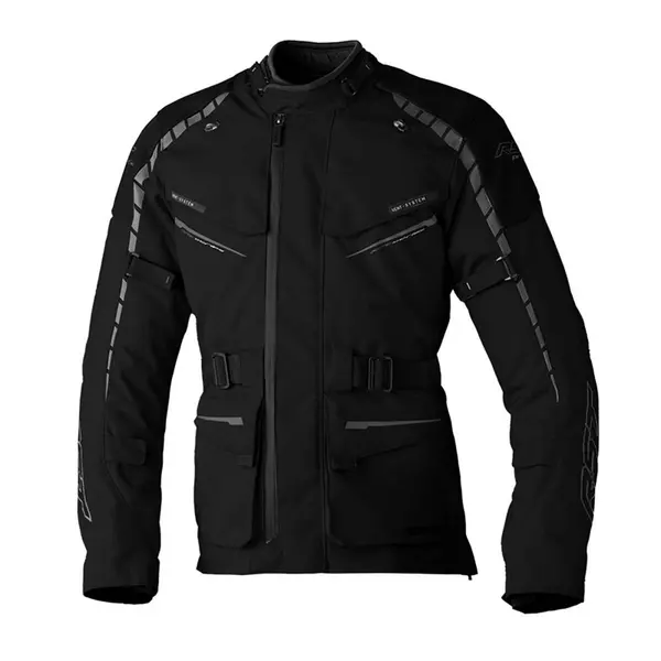 Image of RST Commander Jacket Black Grey Size 40