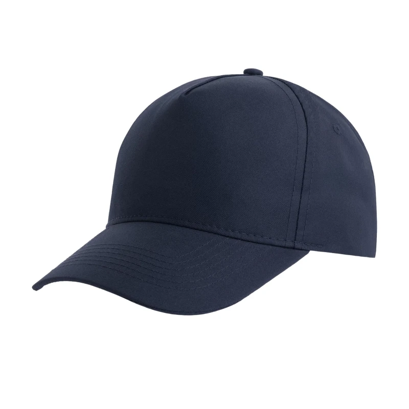 Image of Atlantis Recy Five 5 Panel Baseball Cap in Navy Navy Unisex One Size