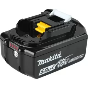 Image of Makita - genuine BL1850B Battery 18 v 5 Ah Li-Ion Charge Level Indicator - Black