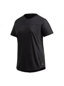 Image of Adidas Universal Standard Perf Top (Curve) - Black
