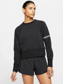 Image of Nike Training Get Fit Sweatshirt - Black