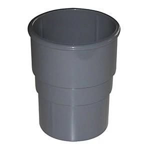 Image of FloPlast RSM1G Miniflo Pipe Socket - Grey 50mm