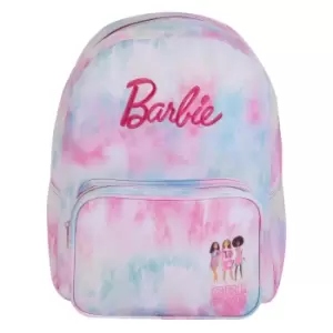Image of Barbie Girls Power Tie Dye Backpack (One Size) (Pink/Blue)