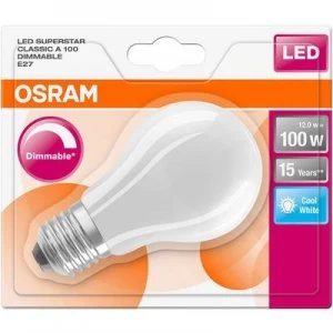 Image of OSRAM LED (monochrome) EEC A++ (A++ - E) E27 Arbitrary 12 W Cool white (Ø x L) 60.0 mm x 105.0 mm