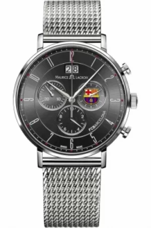 Image of Mens Maurice Lacroix Eliros FC Barcelona Special Edition Chronograph Watch EL1088-SS002-320-001