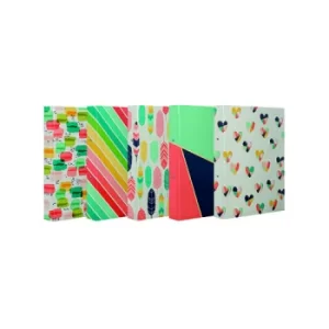 Image of Pukka Pad A4 Fashion Ring Binder Assorted (Pack of 10) 9461-FF(ASST)