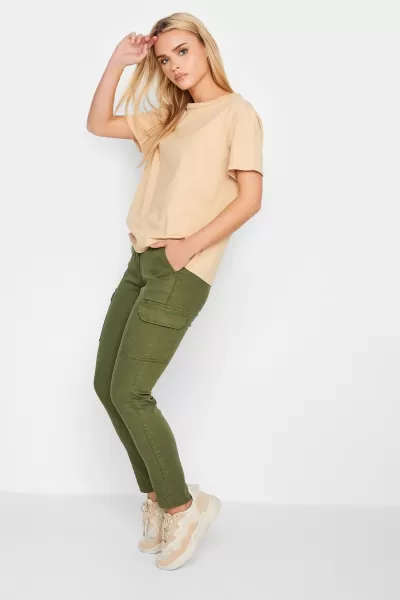 Image of Petite Cargo Skinny Jeans