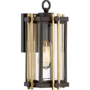 Image of Elstead Goldenrod - 1 Light Small Wall Lantern - Bronze Finish, E27
