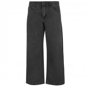 Image of Only Sonny Wide Ladies Jeans - Grey Dnm/Vlvt