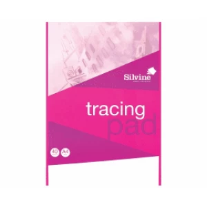 Image of Silvine A4 Tracing Paper Pad 40 Sheets