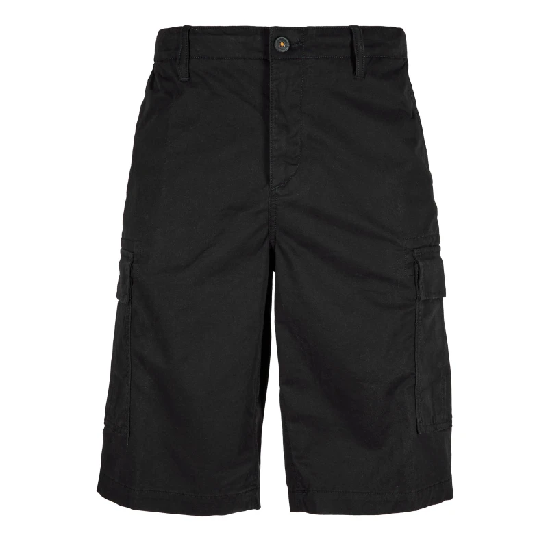 Image of Timberland Mens Relaxed Cargo Shorts Black male 30
