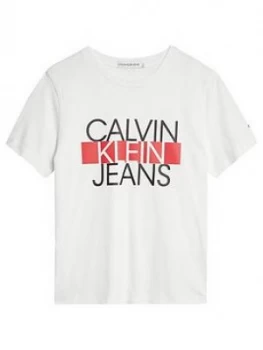 Image of Calvin Klein Jeans Boys Institutional Block T-Shirt